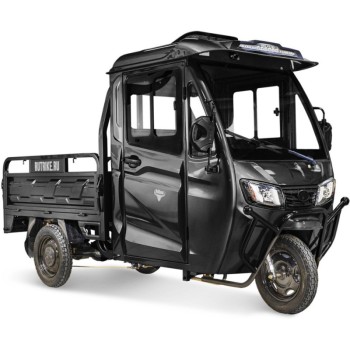 Грузовой электротрицикл Rutrike КАРГО Кабина Универсал 1500 60V1000W черный
